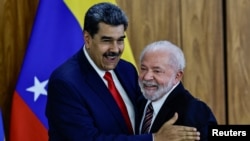 El presidente de Venezuela, Nicolás Maduro, y el presidente de Brasil, Luiz Inácio Lula da Silva, en Brasilia, Brasil, el 29 de mayo de 2023. REUTERS/Ueslei Marcelino