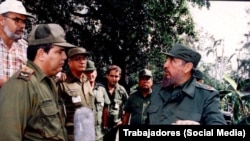 Manuel Menéndez Castellano en Cienfuegos el 18 de octubre de 1996. (Trabajadores)