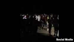 Cacerolazo en Nuevitas. (Captura de video/Facebook)