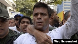 El opositor venezolano Leopoldo López fue detenido nuevamente este martes. (Foto: Archivo).