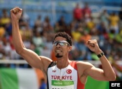 Yamani Copello tras ganar la medalla de bronce en Río.