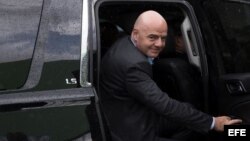 El presidente de la Federación Internacional de Fútbol (FIFA), Gianni Infantino.